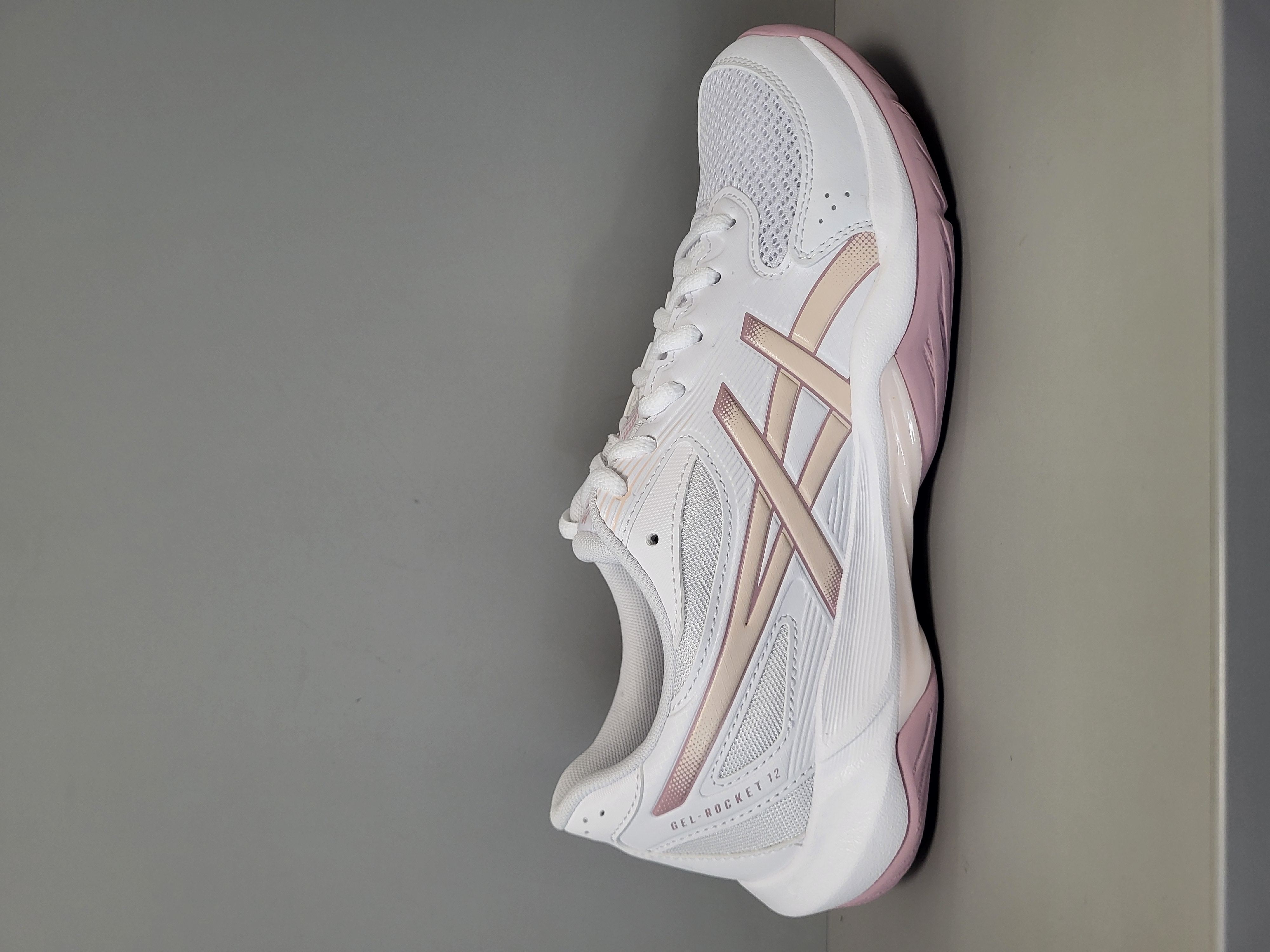 Кросівки сквош жін. Asics Rocket 12 white/pink (1072A119-103